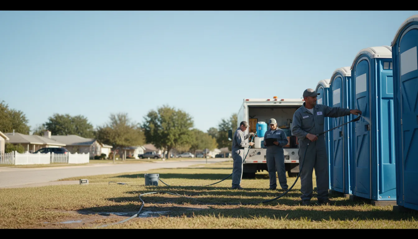 Long-Term Portable Toilet Rental in Stilwell, KS near me